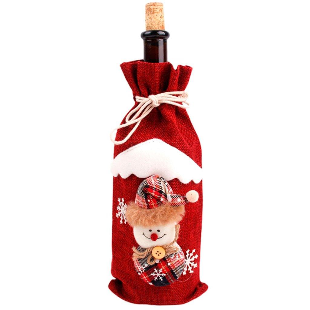 Cute Christmas Wine Bottle Cover Afterpay PrettyLittleGiftBox
