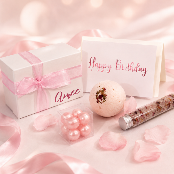 Celebrations Bath Box - Happy Birthday Gift Personalised