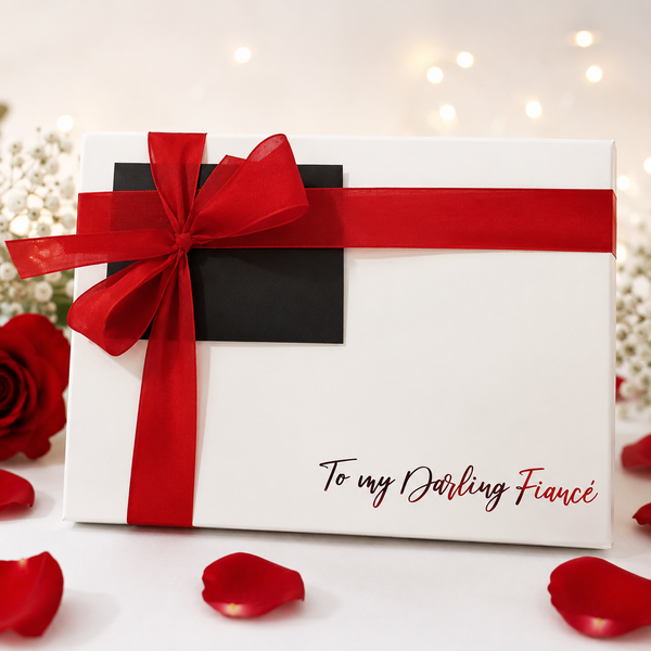 DIY - Large White Personalised Gift Box - 30cm x 22cm x 10cm
