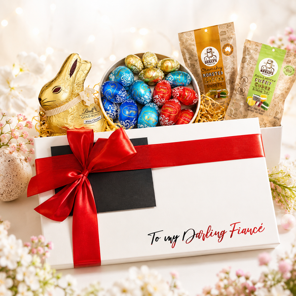 DIY - Black or White Personalised Easter Gift Box - 30cm x 22cm x 10cm