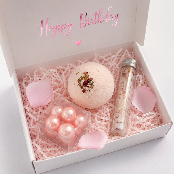 Celebrations Bath Box - Happy Birthday Gift Personalised