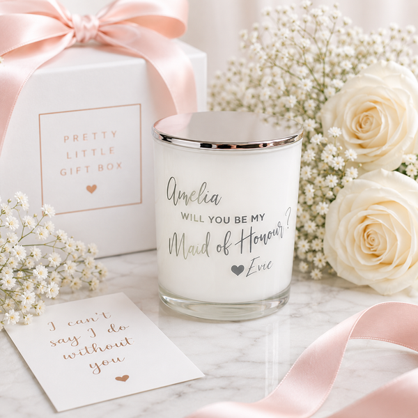 Will You Be My  Maid of Honour Soy Candle - Personalised