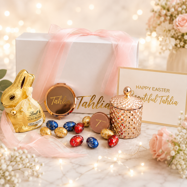 Personalised Easter Gift Box - Luxury Gold Hamper