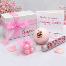 Load image into Gallery viewer, Relaxing Bath Happy Anniversary Personalised Gift Box