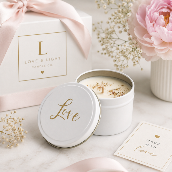 Personalised 100% Natural Soy Candle - Tin