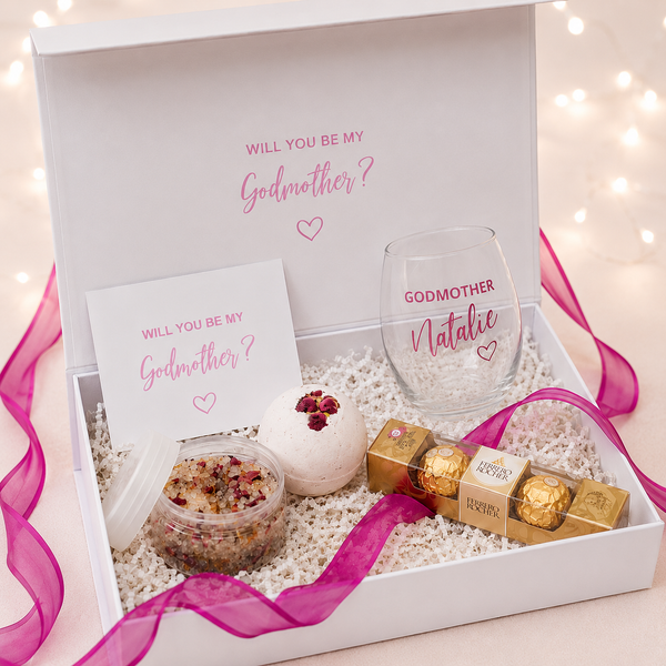 Personalised "Will You Be My Godmother? " Gift Box