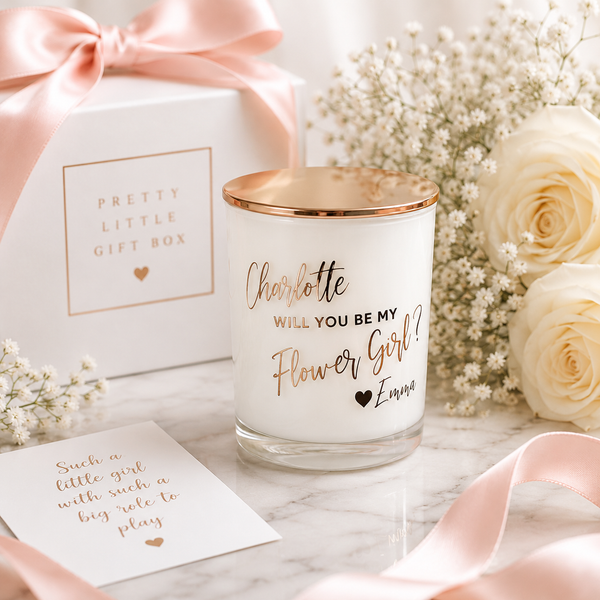Will you Be Our Flowergirl Soy Candle - Personalised