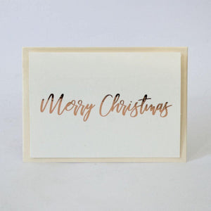 Personalised Merry Christmas Gift Card