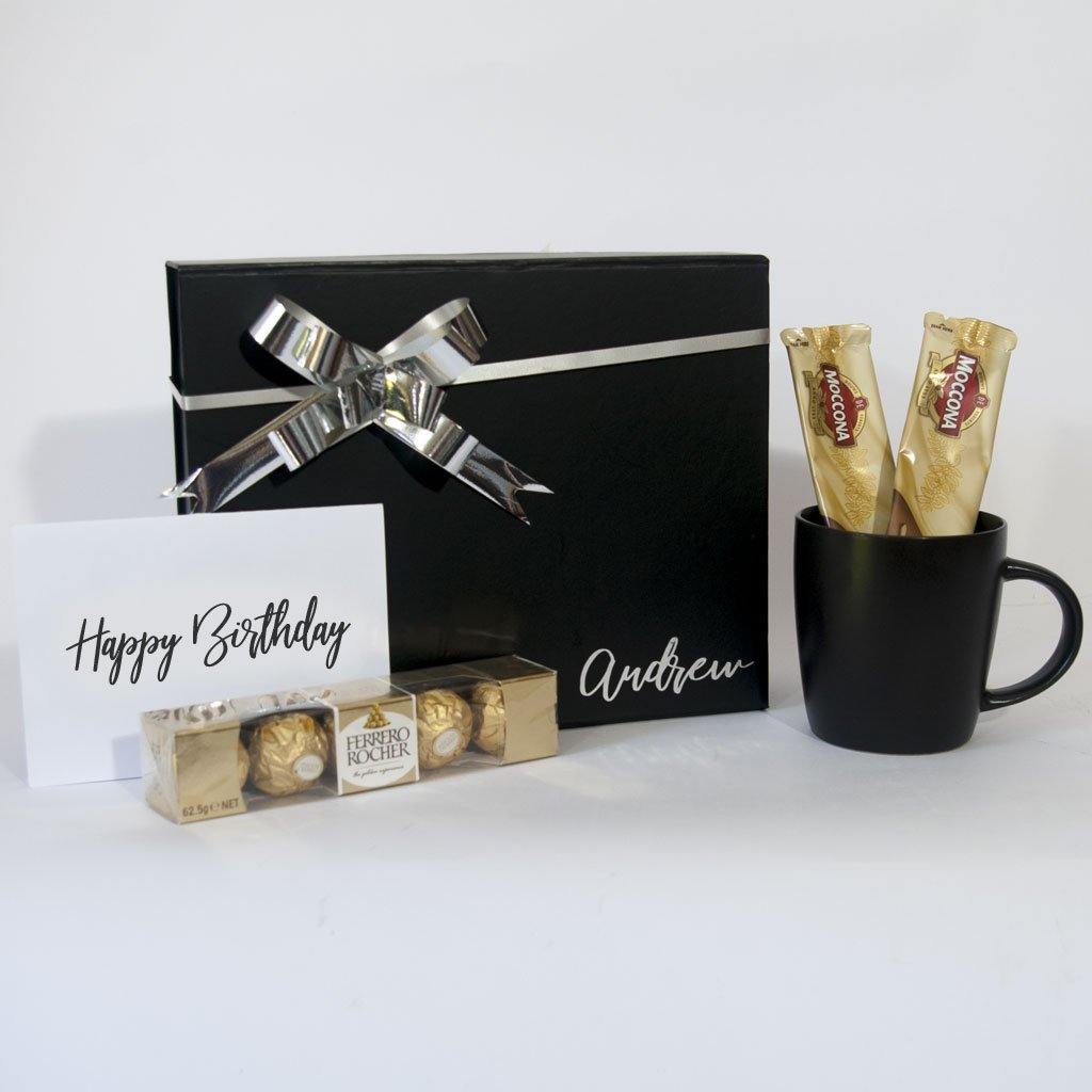 Personalised Coffee Lovers Gift Box For Men – Prettylittlegiftbox