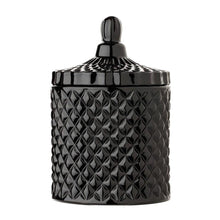Load image into Gallery viewer, Geometric Black Gloss Candle 100% Soy Wax - PrettyLittleGiftBox