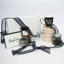 Load image into Gallery viewer, Personalised Designer &quot;Boss Lady&quot; Corporate Style Gift Hamper - PrettyLittleGiftBox