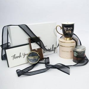 Personalised Designer "Boss Lady" Corporate Style Gift Hamper - PrettyLittleGiftBox