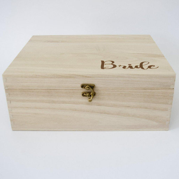 Bride Timber Keep Sake Box