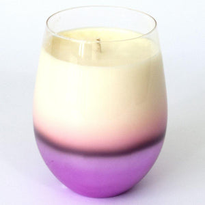 Pink soy candle 