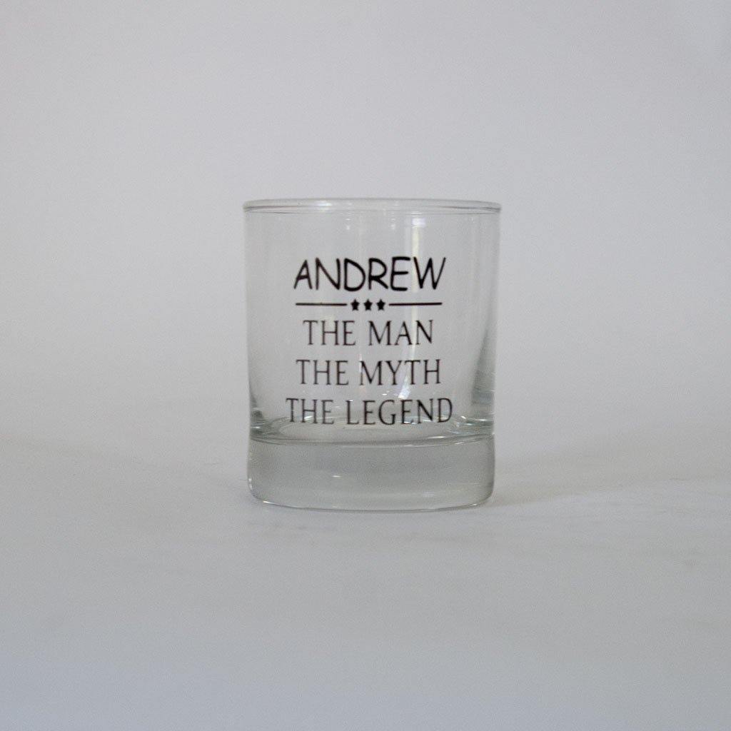 Personalised Spirit/Whiskey Glass For Him - Happy Birthday - PrettyLittleGiftBox