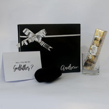 Load image into Gallery viewer, Custom Godfather Box with personalised glass &amp; card