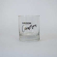 Load image into Gallery viewer, Personalised Spirit/Whiskey Glass For Him - Groom, Bestman, Groomsmen - PrettyLittleGiftBox