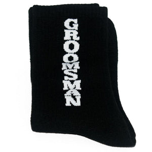 Black Groomsmen socks