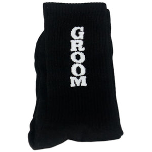 Black Groom Socks