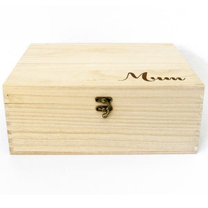 Mum keep sake Paulownia Timber Hand Crafted Box