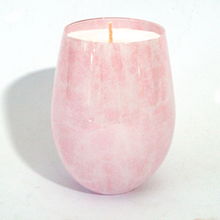 Load image into Gallery viewer, light pink marble soy candle
